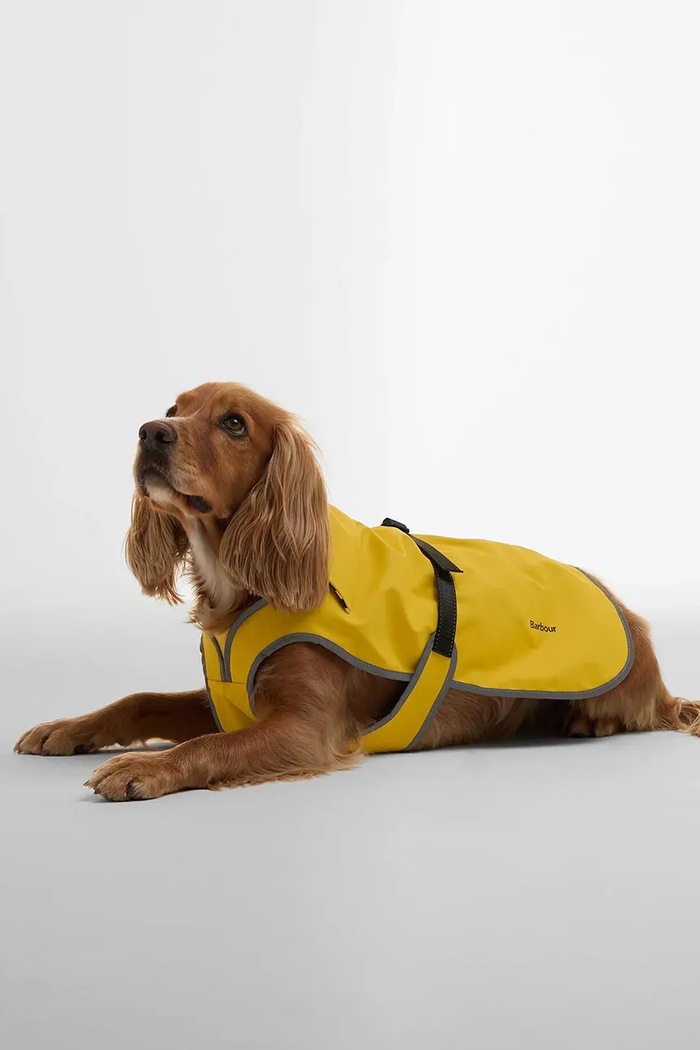 Barbour Płaszcz dla psa żółty DCO0082