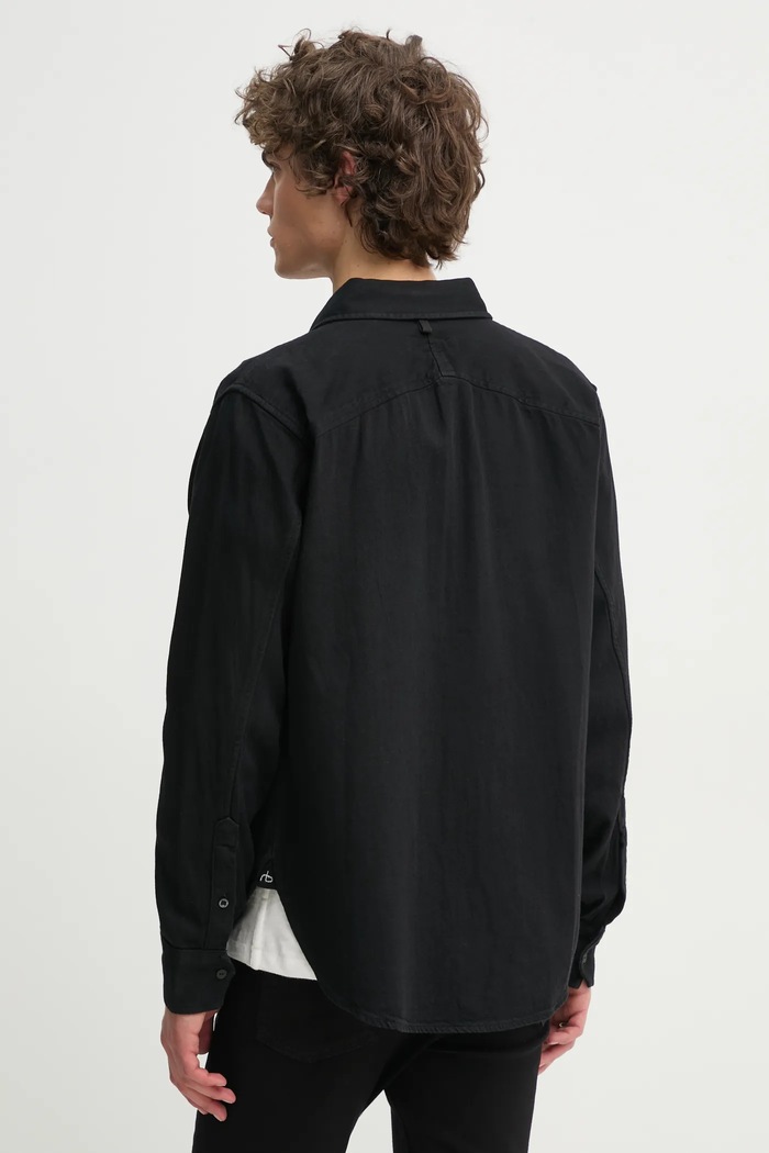 Oblečení Košile Rag & Bone MED24F0004ZDBL modrá