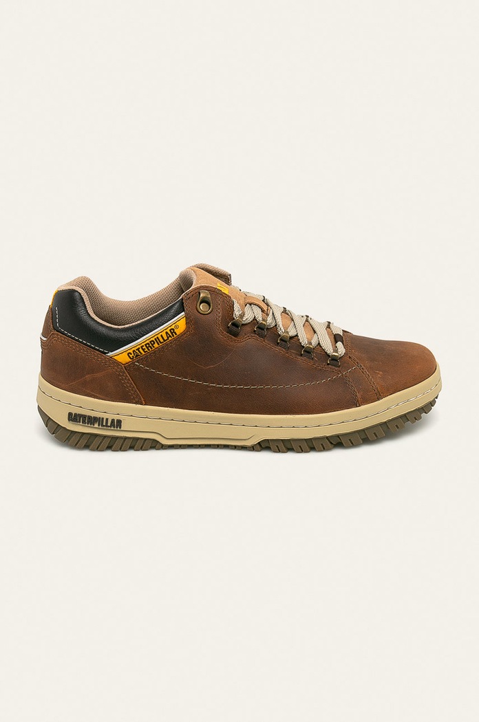 CAT Footwear pantofi piele întoarsă maro P711584