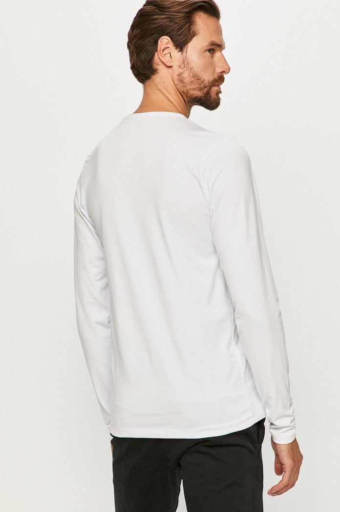 Oblečení Jack & Jones - Tričko s dlouhým rukávem 12059220 bílá
