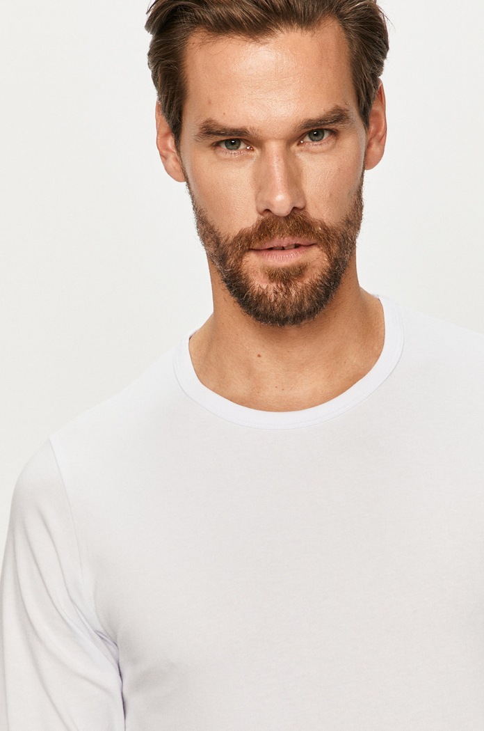 Jack & Jones - Tričko s dlouhým rukávem bílá 12059220