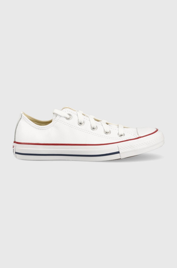 Converse - Bőr tornacipő lapos fehér C132173