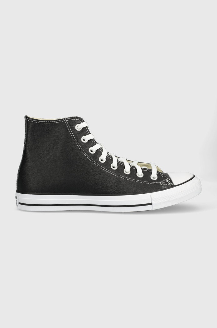 Converse bőr bakancs Chuck Taylor All Star magas fekete C132170.M