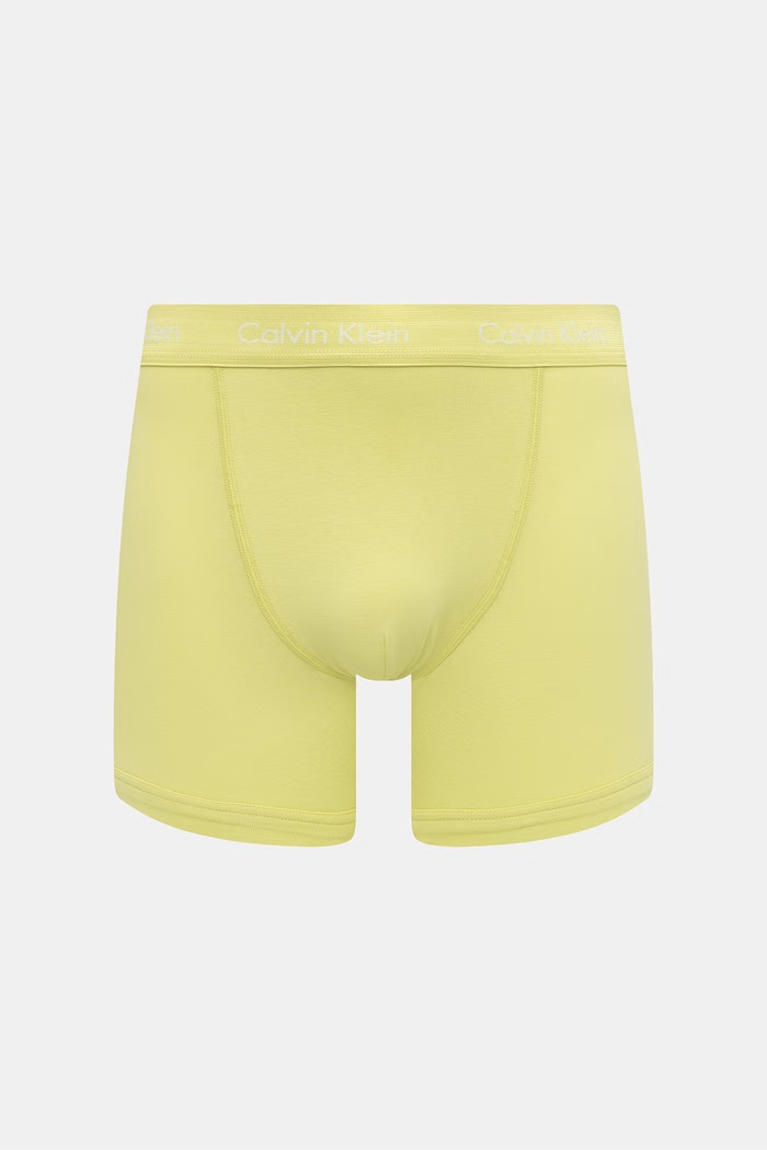 Ρούχα Calvin Klein Underwear μποξεράκι ανδρικό βαμβακερό με ελαστάν 3-pack 0000U2662G κίτρινο