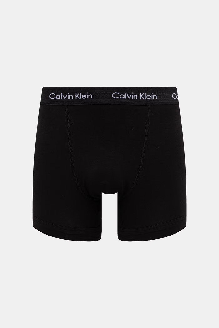 Calvin Klein Underwear boksarice moške bombažne z elastanom paket 3 kosov 0000U2662G modra SS26