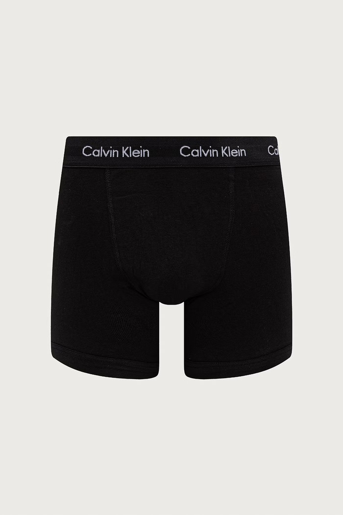 Boxer da uomo in cotone con elastan pacco da 3 Calvin Klein Underwear 0000U2662G blu