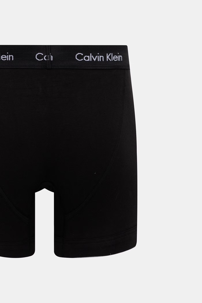 Calvin Klein Underwear boksarice moške bombažne z elastanom paket 3 kosov 0000U2662G modra