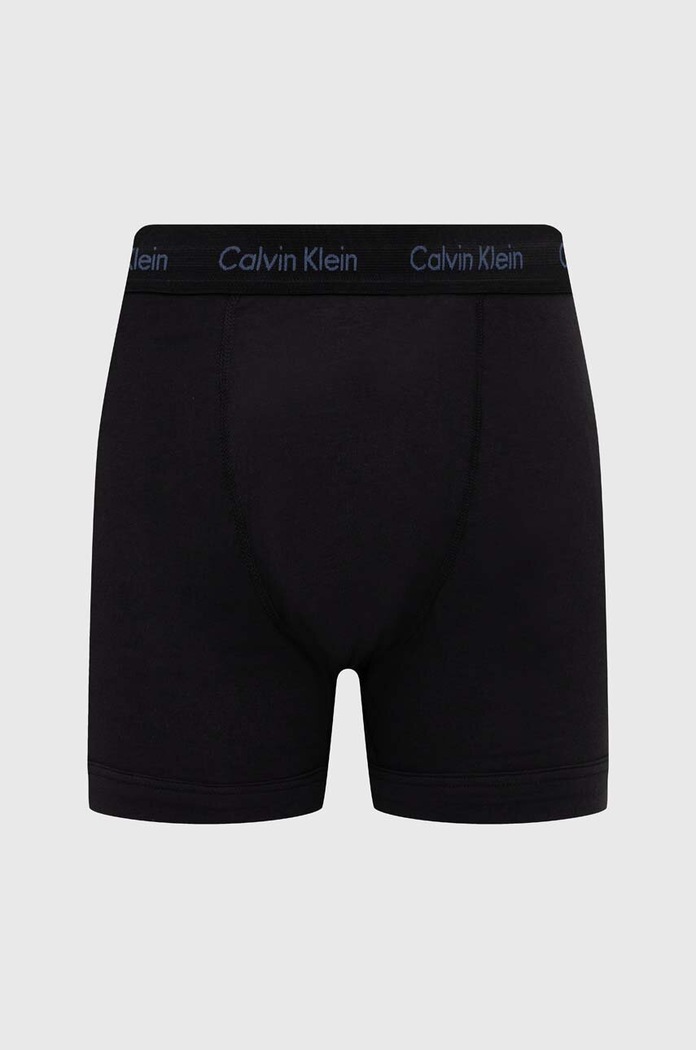 Odzież Calvin Klein Underwear bokserki męskie bawełniane z elastanem 3-pack 0000U2662G czarny
