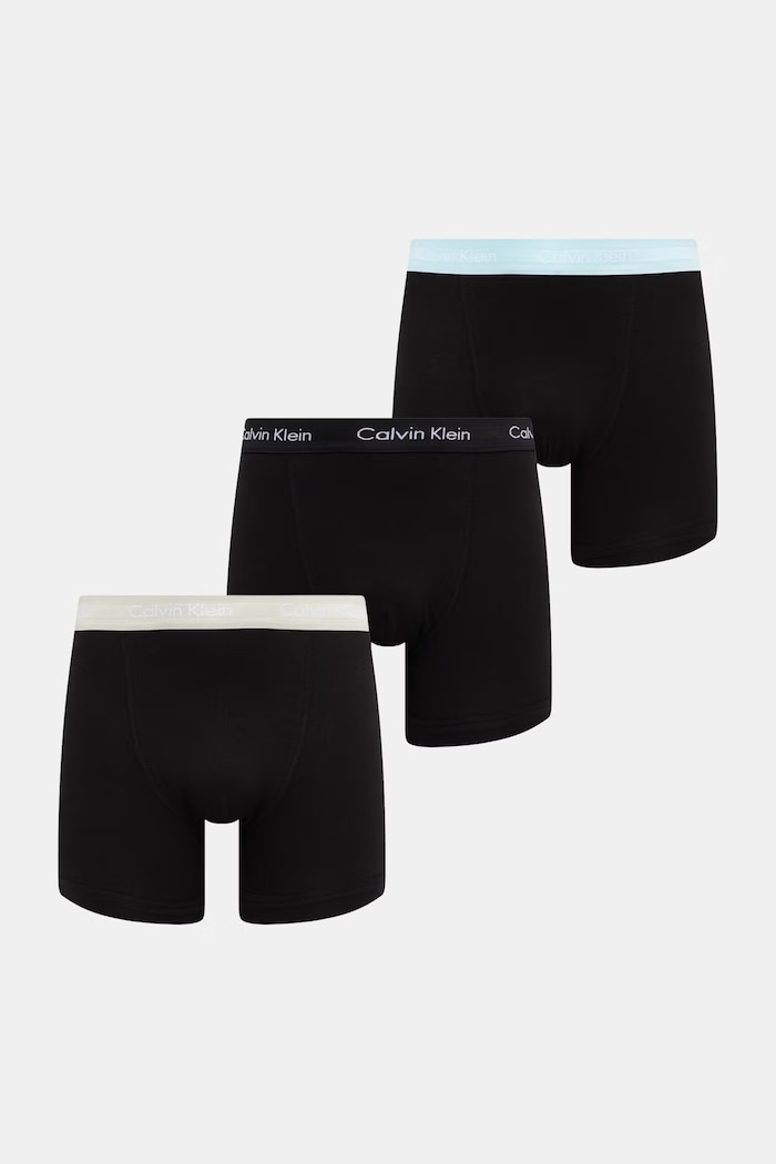 Calvin Klein Underwear boxerky pánské bavlněné s elastanem 3-pack černá 0000U2662G