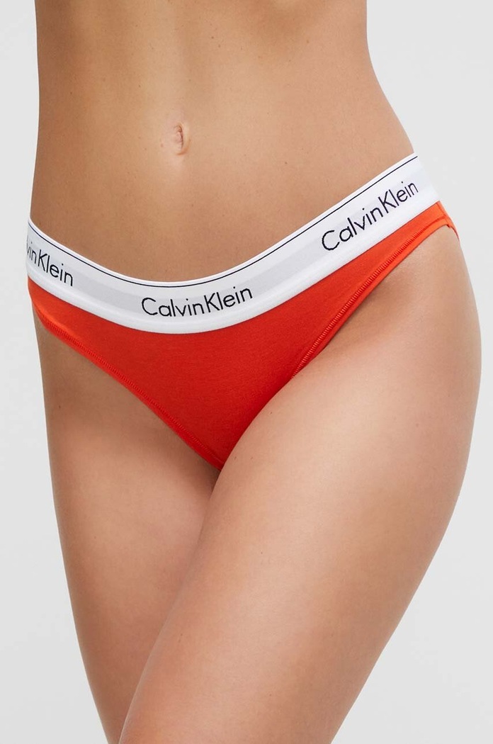 Nohavičky Calvin Klein Underwear 0000F3787E oranžová AA00