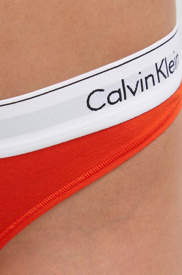 Nohavičky Calvin Klein Underwear oranžová 0000F3787E