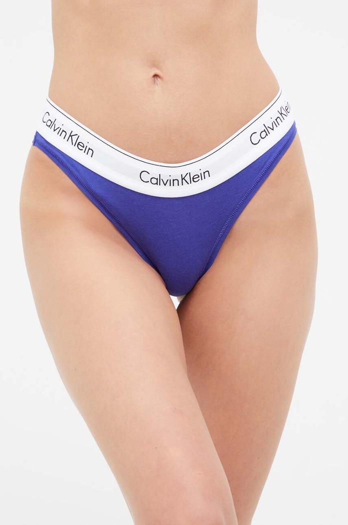 Nohavičky Calvin Klein Underwear nohavičky tmavomodrá 0000F3787E