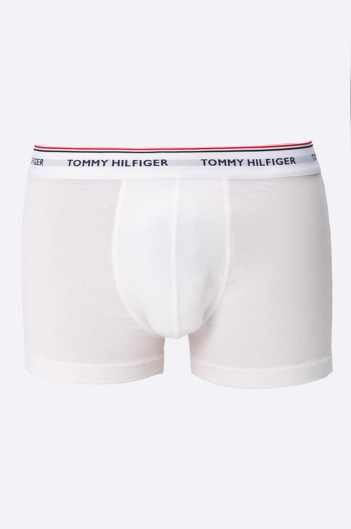 Μποξεράκια Tommy Hilfiger 3-pack εφαρμοστό σορτς μπόξερ λευκό 1U87903842
