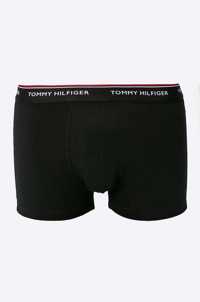 Μποξεράκια Tommy Hilfiger 3-pack εφαρμοστό σορτς μπόξερ μαύρο 1U87903842