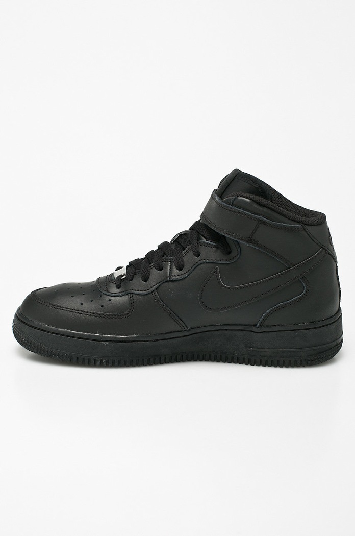 Chlapec Nike Kids - Detské topánky AIR FORCE 1 MID 314195.004 čierna