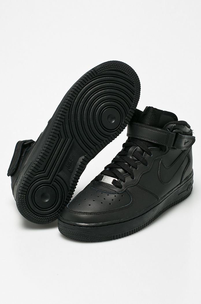 Nike Kids - Detské topánky AIR FORCE 1 MID 314195.004 čierna