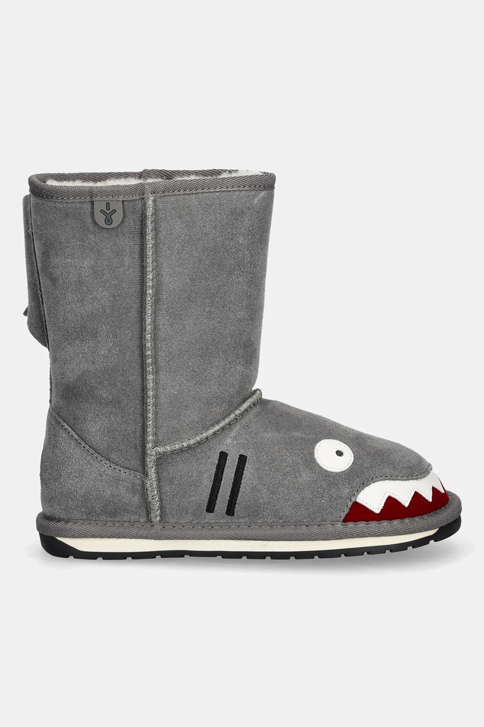 Emu Australia - Detské čižmy Shark Putt K10589.PUTT sivá AW15