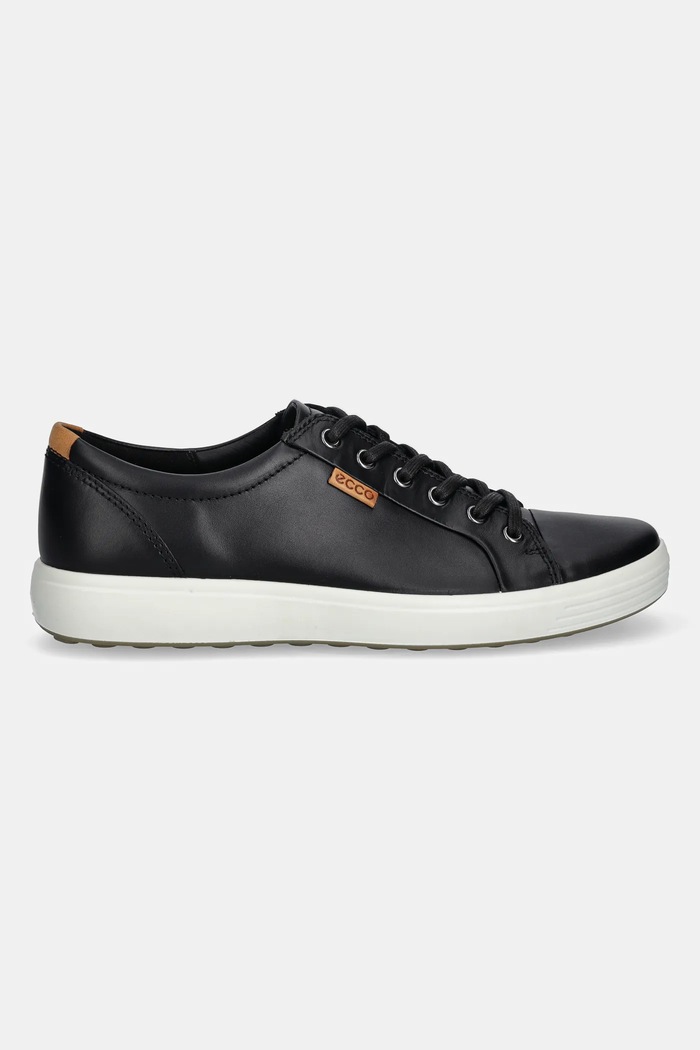 Ecco sneakers din piele Soft 7 Men Black Droid 43000401001 negru AW15