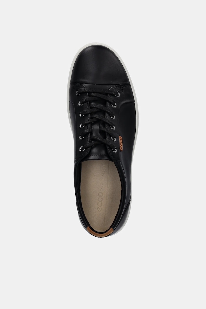 Ecco sneakers din piele Soft 7 Men Black Droid negru 43000401001