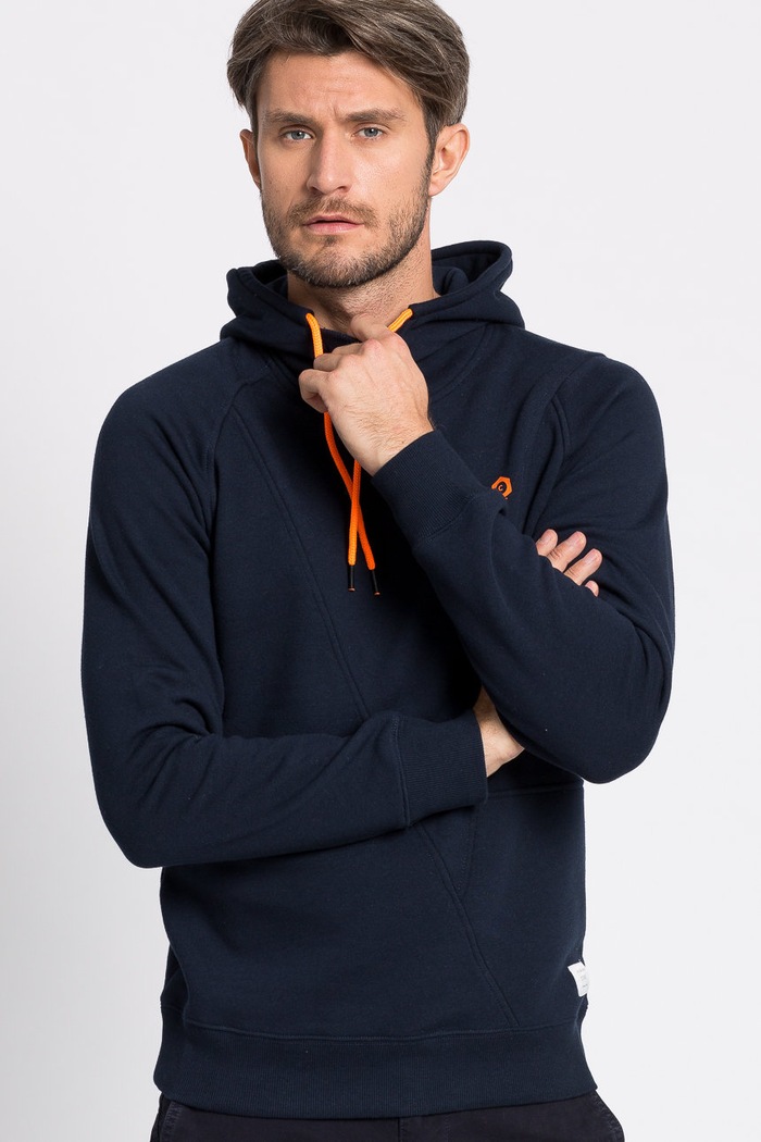 Jack & Jones Bluza z kapturem granatowy 12116490