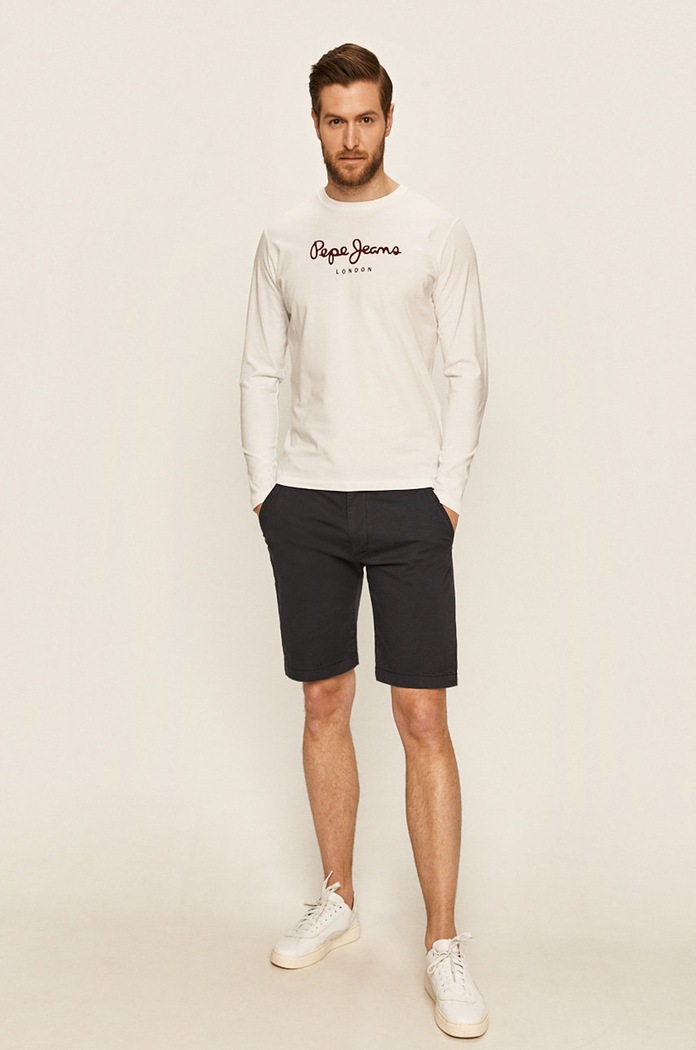 Pepe Jeans - Tričko s dlouhým rukávem PM501321. bílá AA00