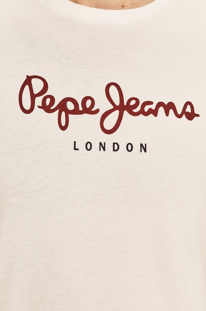 Pepe Jeans - Tričko s dlouhým rukávem PM501321. bílá