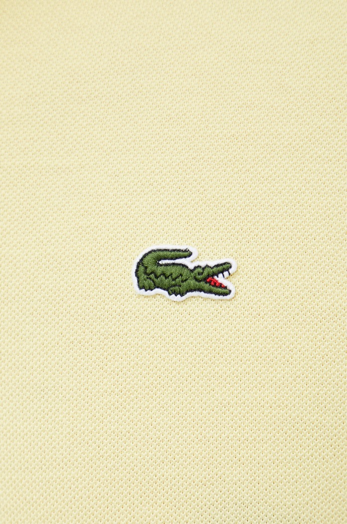 Lacoste polo bawełniane L1212 żółty