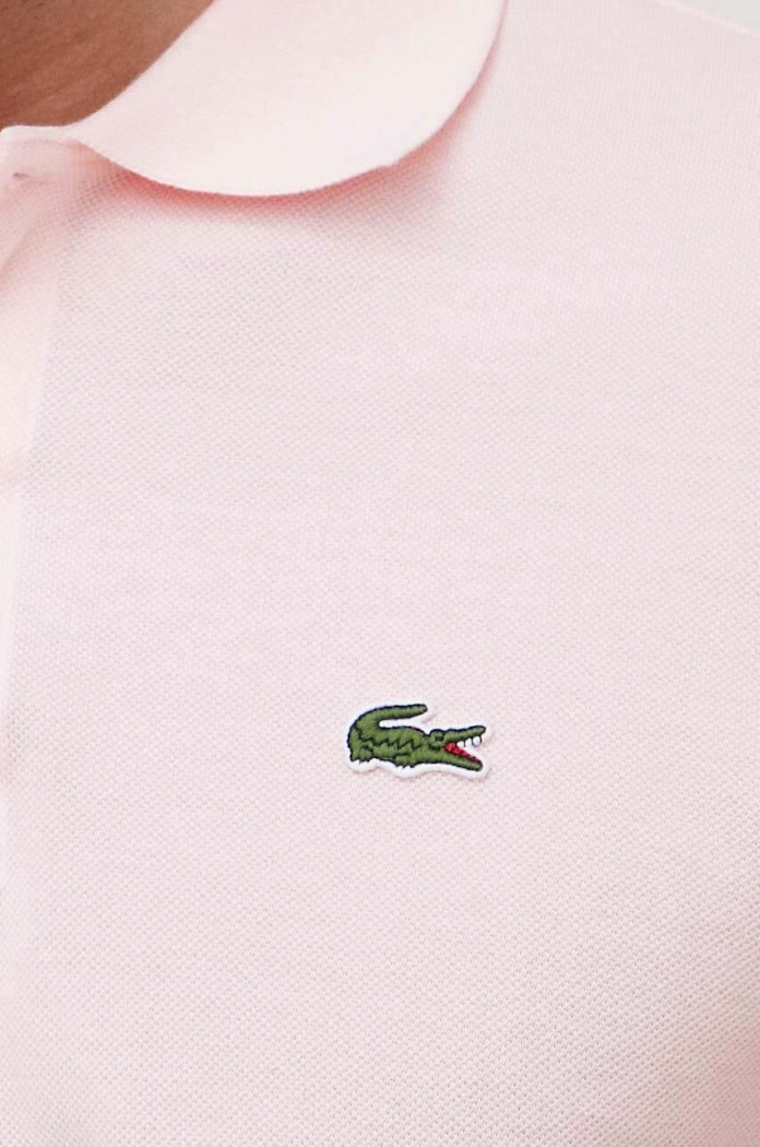 Bavlněné polo tričko Lacoste L1212 růžová