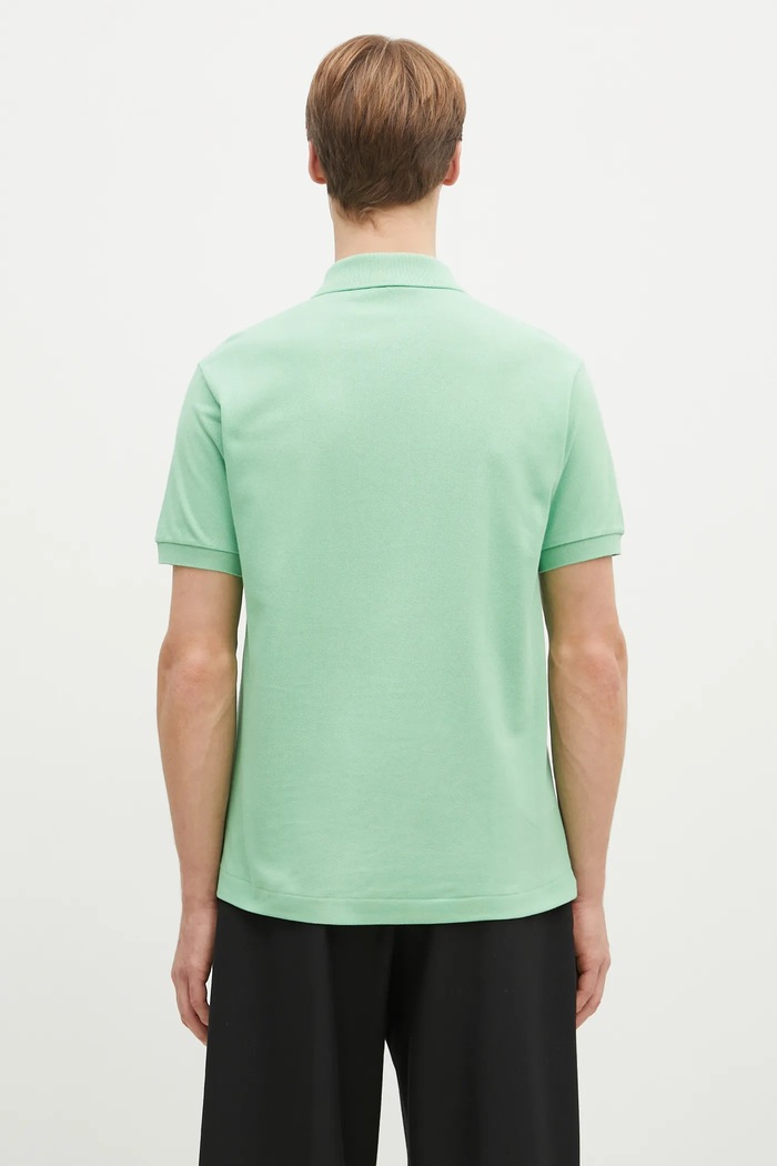 Oblečení Bavlněné polo tričko Lacoste L1212 zelená