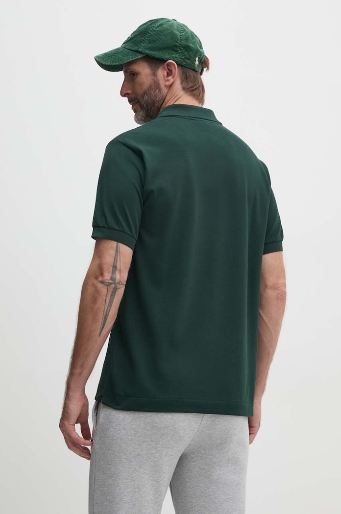 Ρούχα Βαμβακερό μπλουζάκι πόλο Lacoste L1212 πράσινο