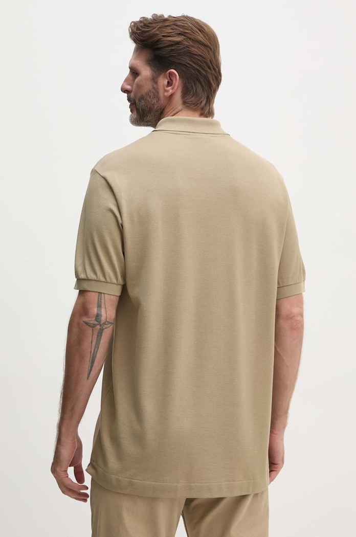 Ρούχα Βαμβακερό μπλουζάκι πόλο Lacoste L1212 πράσινο