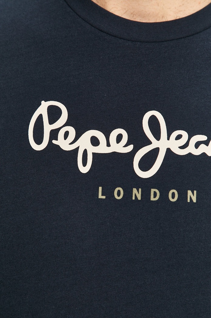 T-shirt Pepe Jeans granatowy PM500465