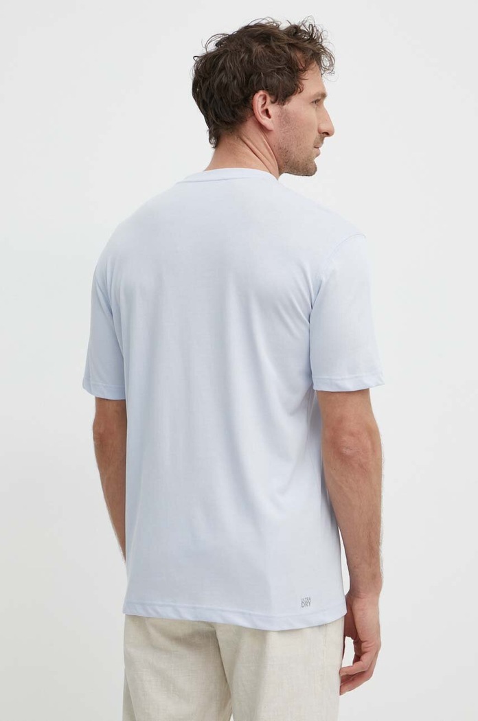 Дрехи Lacoste тениска мъжка от памук TH7618 син