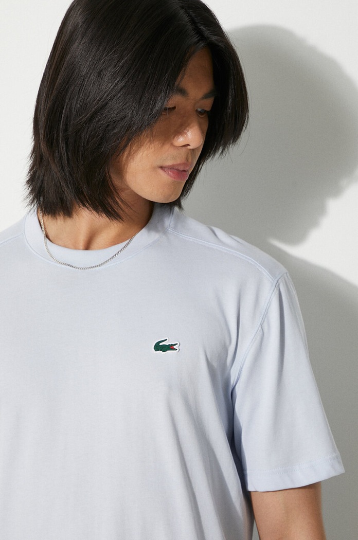 Lacoste T-shirt Ανδρικό βαμβακερό TH7618 μπλε