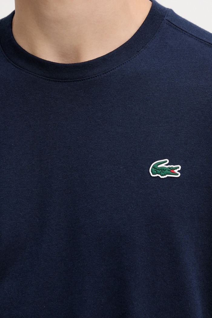 Lacoste T-shirt ανδρικό βαμβακερό TH7618 σκούρο μπλε