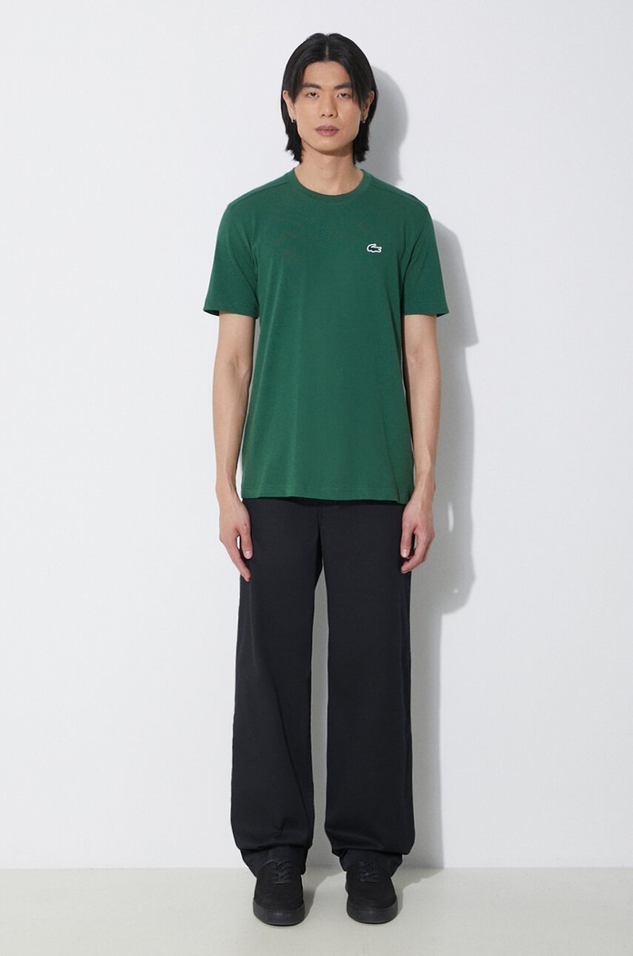 Lacoste t-shirt ανδρικό βαμβακερό TH7618 πράσινο SS26