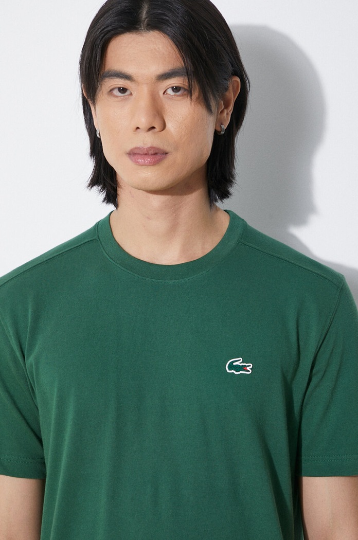 Lacoste t-shirt ανδρικό βαμβακερό TH7618 πράσινο