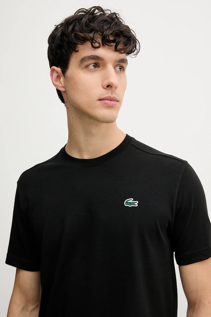 Lacoste tričko pánské bavlněné černá TH7618