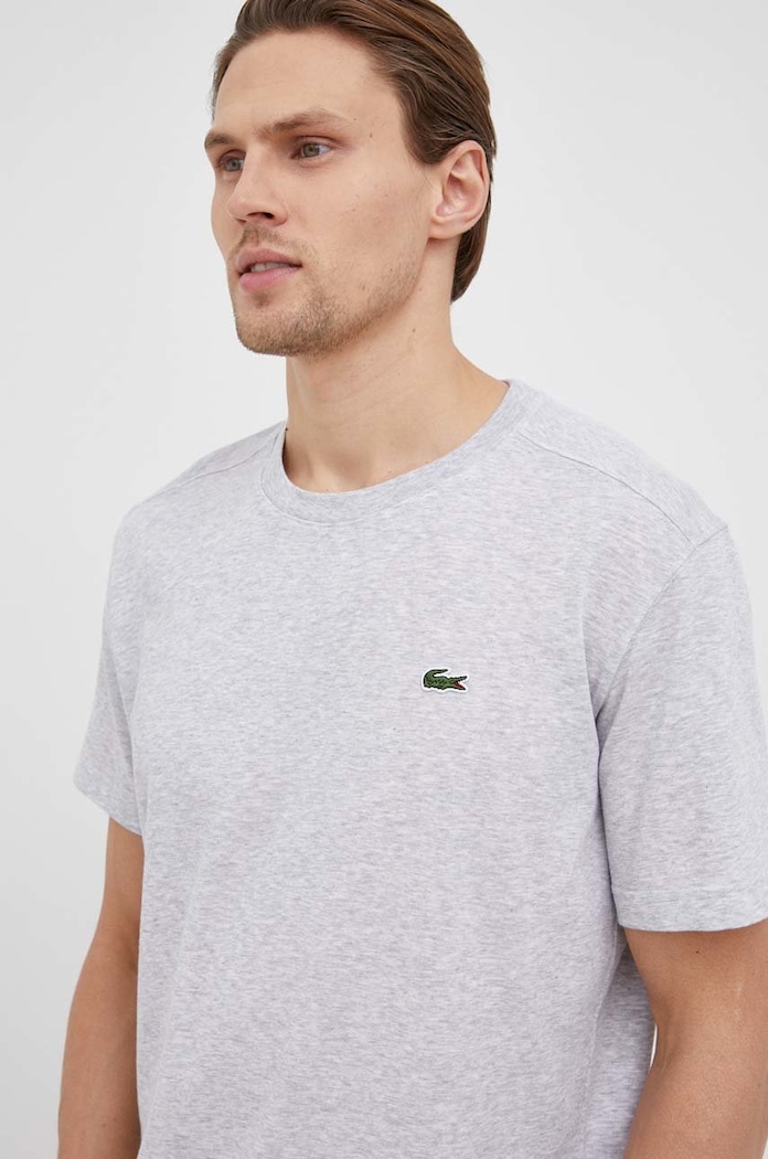 Lacoste тениска мъжка от памук сив TH7618