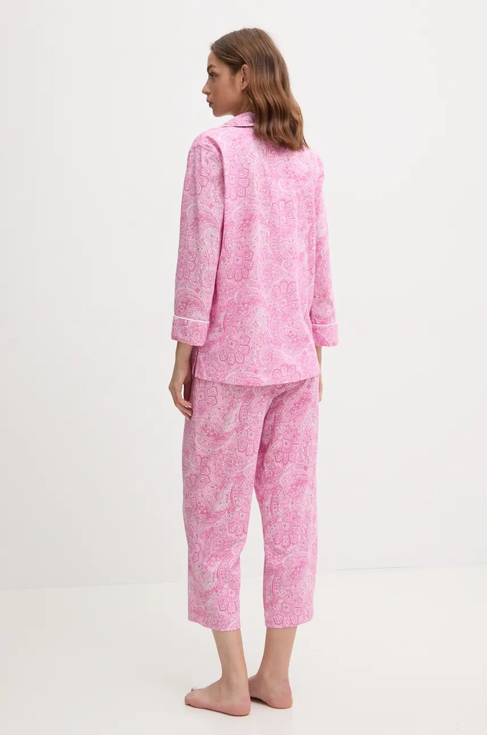 Lauren Ralph Lauren Памучна пижама Lauren Ralph Lauren I819702 розов AA00