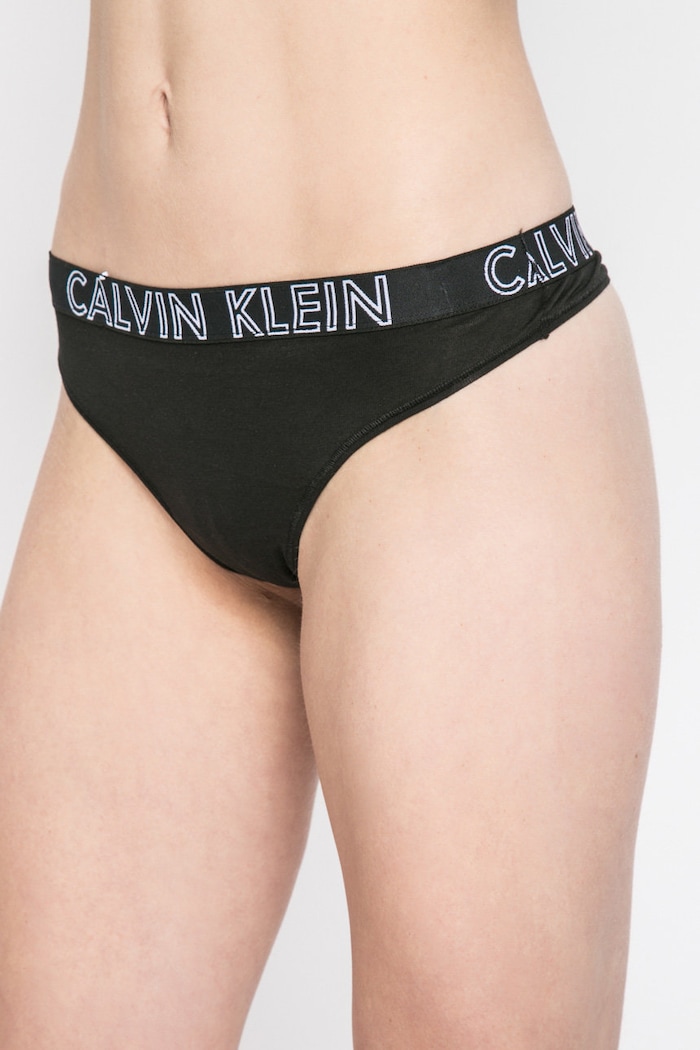 Calvin Klein Underwear - Stringi stringi czarny 000QD3636E