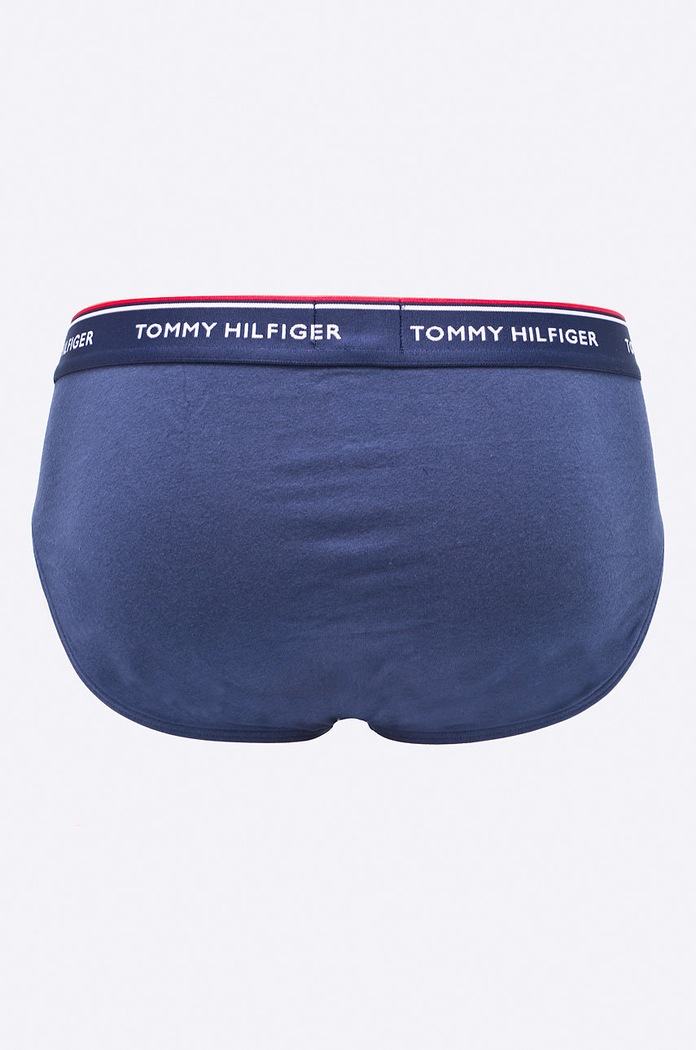 Slipy (3-Pack) 1U87903766 Tommy Hilfiger 1U87903766 granatowy