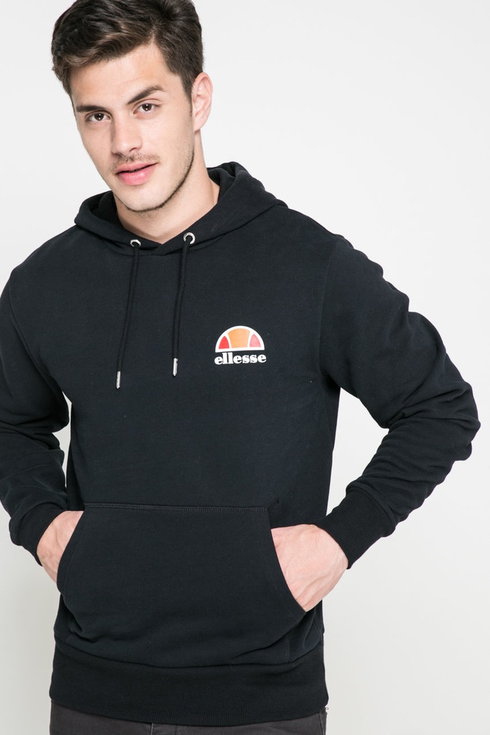Ellesse bluza z kapturem czarny shs02216