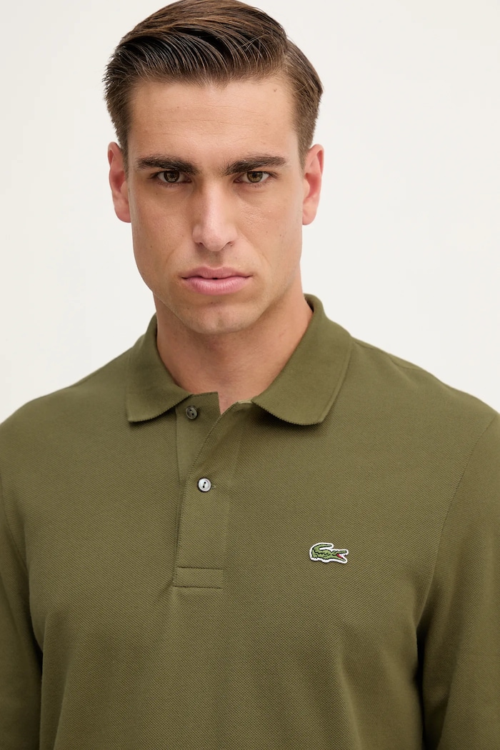 Lacoste cotton longsleeve top green L1312