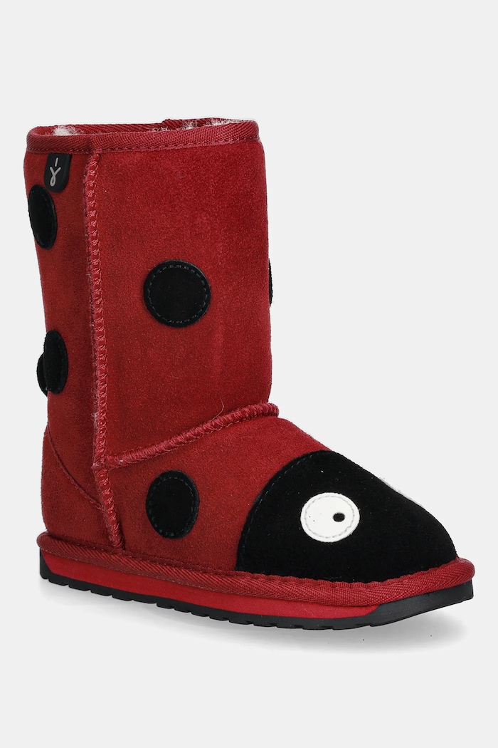 Emu Australia - Μπότες dziecięce Ladybird κόκκινο K10111.Red