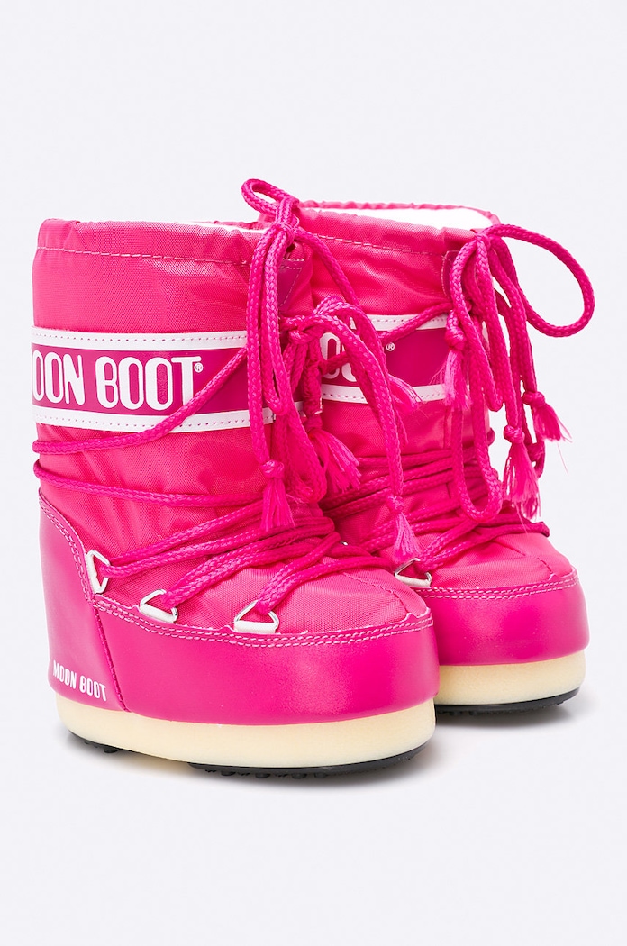 Moon Boot - Dětské sněhule Nylon Bouganville 14004400.62 růžová AW24