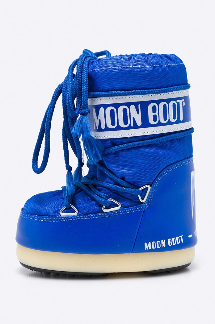 Dziewczynka Moon Boot - Śniegowce dziecięce The Original 14004400.75 niebieski