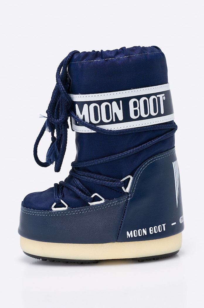 Dziewczynka Moon Boot - Śniegowce dziecięce Original 14004400.2.BLUE granatowy