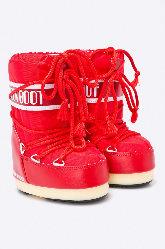 Moon Boot - Detské snehule Nylon Rosso 14004400.3.RED červená AW24