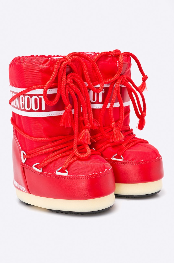 Moon Boot - Detské snehule Nylon Rosso 14004400.3.RED červená AW24
